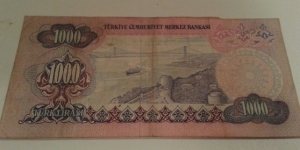 Banknote from Turkey