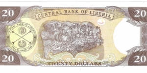 Banknote from Liberia