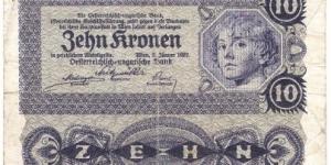 10 Kronen Banknote