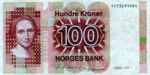 Norges Bank - 100 Kroner Banknote