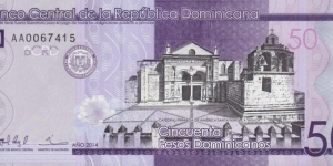 Dominican Republic PNew (50 pesos dominicanos 2014) Banknote