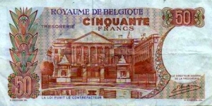 Banknote from Belgium