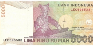 Banknote from Indonesia