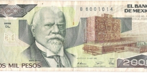 2000 Pesos Banknote