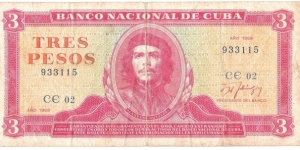 3 Pesos Banknote