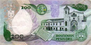 Banknote from Colombia