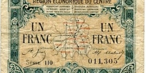 1.Franc__
pk# NL__
Region Economique du Centre Banknote