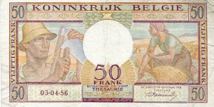 Banknote from Belgium