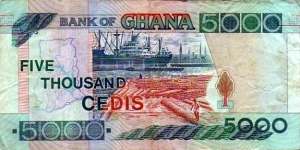 Banknote from Ghana