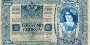 Banknote from Austria