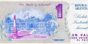 Banknote from Argentina