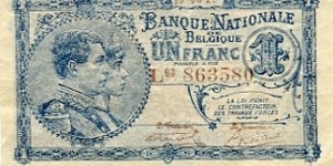 1 Franc / Frank__
pk# 92__
01.03.1920 Banknote