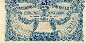 Banknote from Belgium