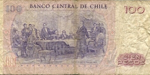 Banknote from Chile