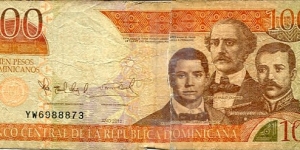 100 Pesos Dominicanos__
pk# 184 Banknote