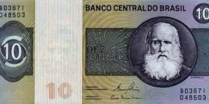 Banco Central do Brasil - 10 Cruzeiros Banknote