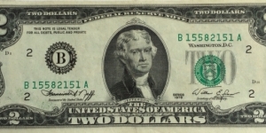 2 Dollars  Banknote