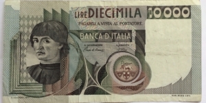10.000 lire Banknote