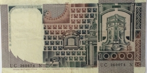 Banknote from Italy