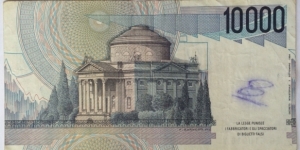 Banknote from Italy