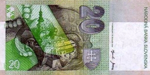 Banknote from Slovakia