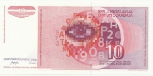 Banknote from Yugoslavia