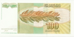 Banknote from Yugoslavia