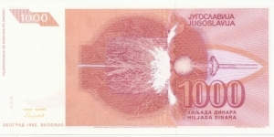 Banknote from Yugoslavia