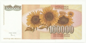 Banknote from Yugoslavia