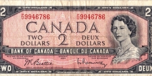 2 dollars Banknote