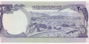 Banknote from Afghanistan