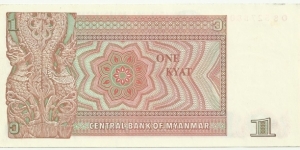 Banknote from Myanmar