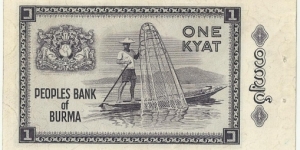 Banknote from Myanmar