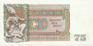 Banknote from Myanmar