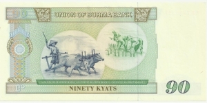 Banknote from Myanmar