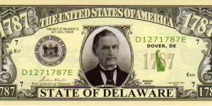 1787 State of Delaware - pk# NL - ACC American Art Classics - Not Legal Tender  Banknote