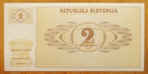 Banknote from Slovenia