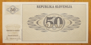 Banknote from Slovenia