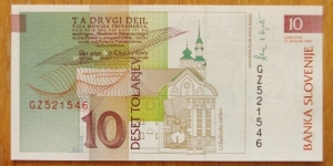 Banknote from Slovenia