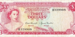 3 dollars Banknote