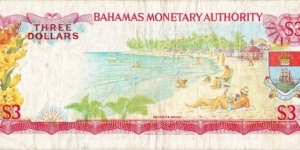 Banknote from Bahamas