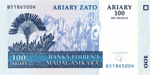 100 ariary Banknote