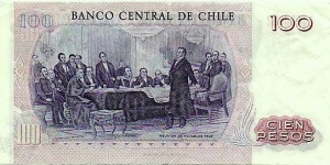 Banknote from Chile