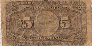 Banknote from Argentina