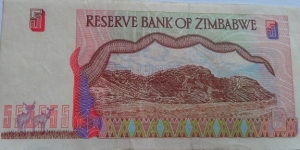 Banknote from Zimbabwe