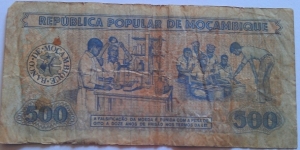 Banknote from Mozambique