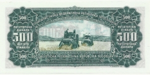 Banknote from Yugoslavia
