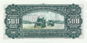 Banknote from Yugoslavia