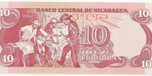 Banknote from Nicaragua