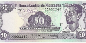 NicaraguaBN 50 Cordobas 1984 Banknote